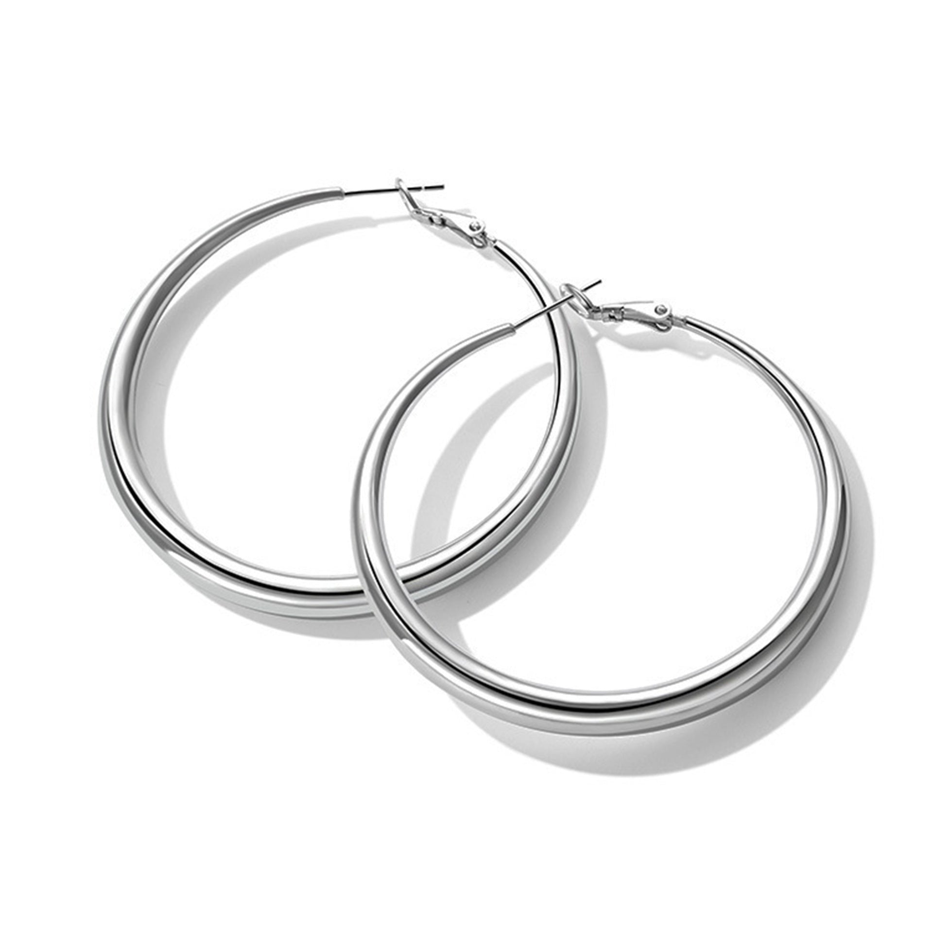 Exaggerated Cool Temperamental Big Circle Earrings