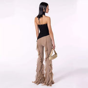 Ear Flying Pants - Slim-fit Micro Flared