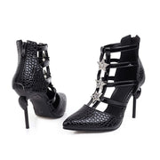 Glam Pointed Toe Stiletto Sandals