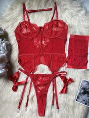 5 Piece Sensual Lace Lingerie HOT Set