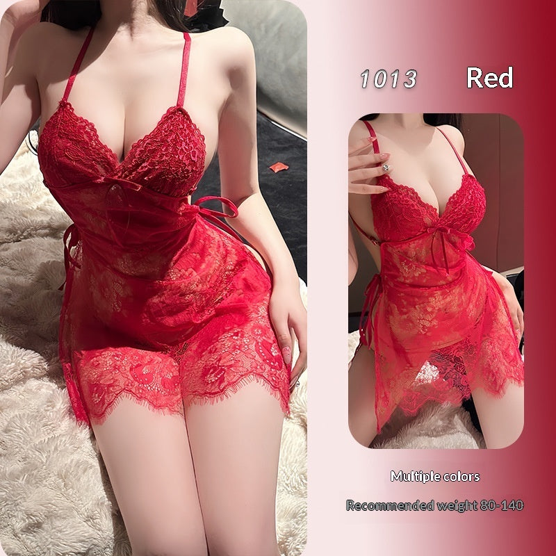 Sheer Sexy Slip Lace Dress