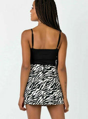 Sexy Zebra Mini Skirt