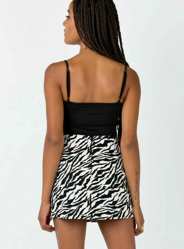 Sexy Zebra Mini Skirt