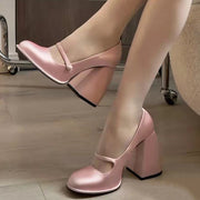 French Vintage Mary Jane Shoes