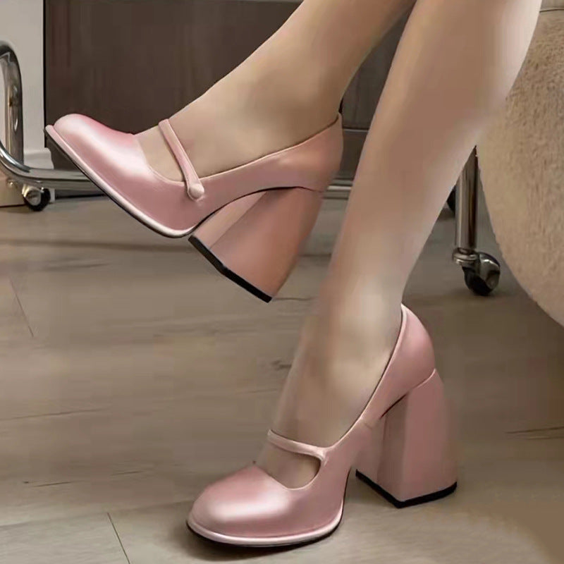 French Vintage Mary Jane Shoes