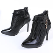 Sexy Pointed Toe Thigh High Heel Boots
