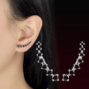 Dipper Zircon Stud Cool Earrings