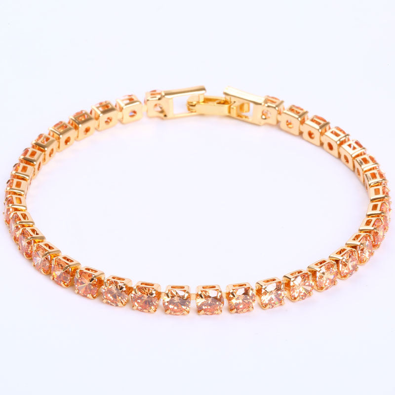 Crystal Ice Cubic Zirconia Stylish Bracelet