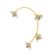 Butterfly Desuign Earrings Without Pierced Diamonds