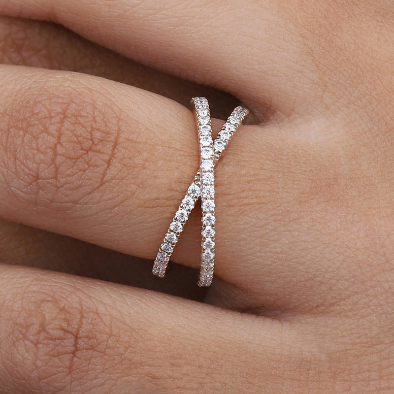 Elegant Cross Gold Ring