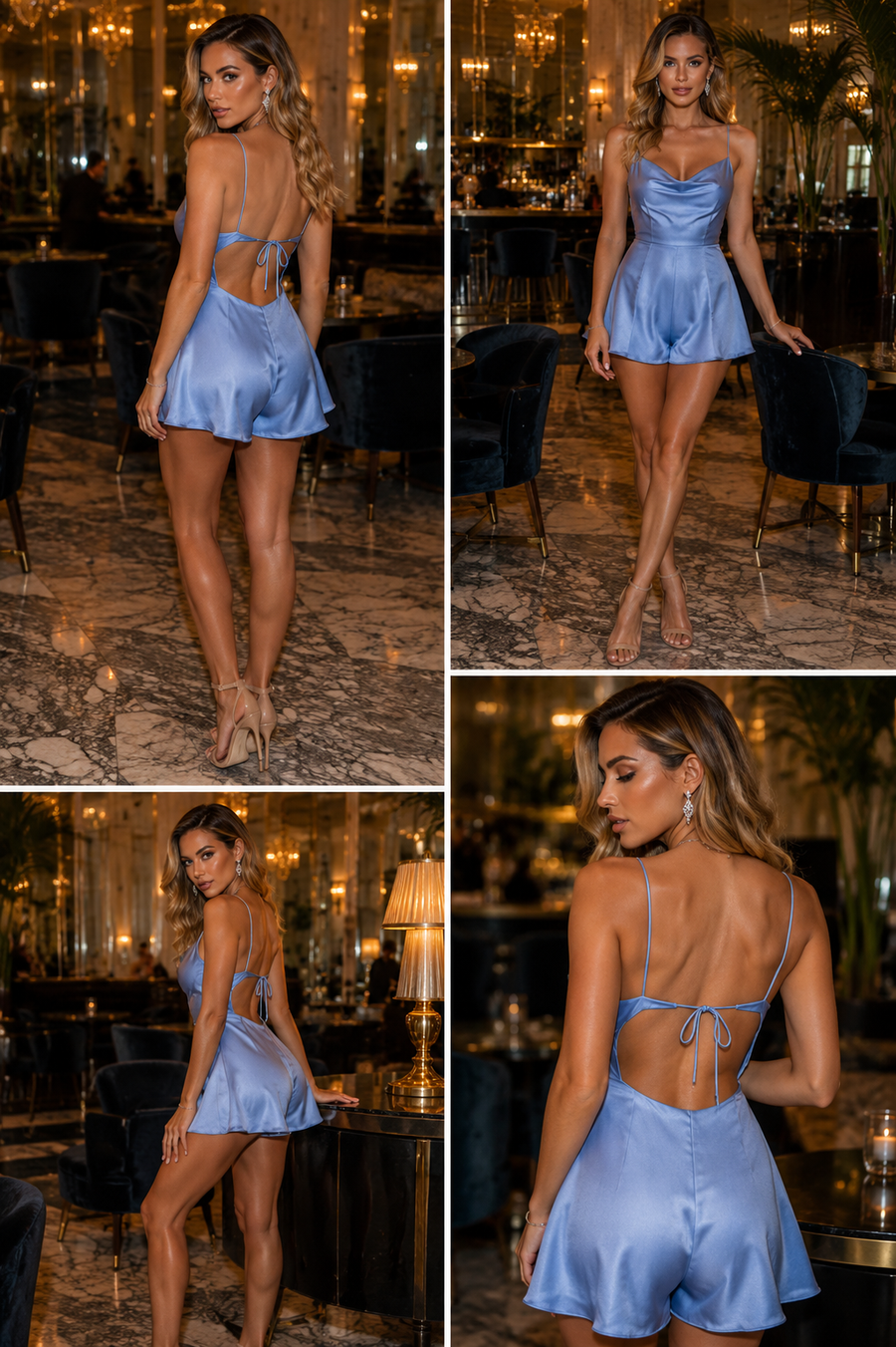 Sleeveless Swing Collar Jumpsuit