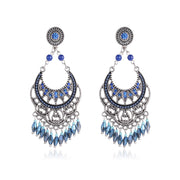 Vintage Long Tassel Unique Earrings