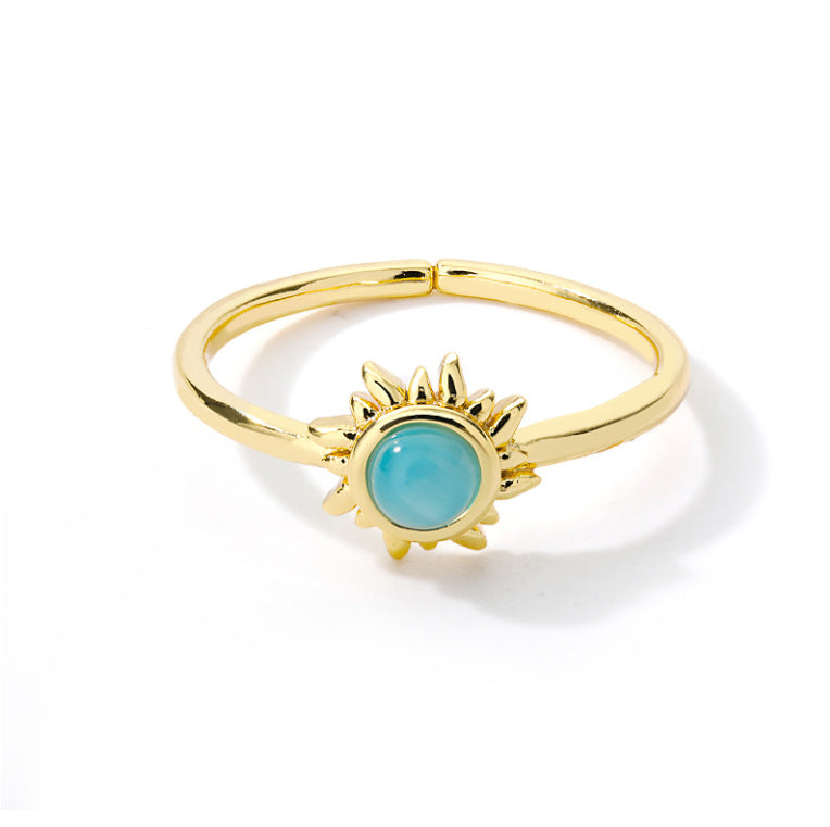 Silver & Gold Color Ring - Vintage Style