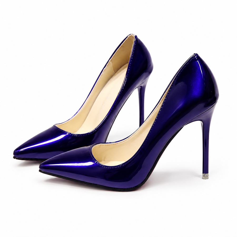 Glam Patent Pointed Heels