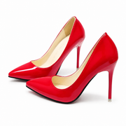 Glam Patent Pointed Heels