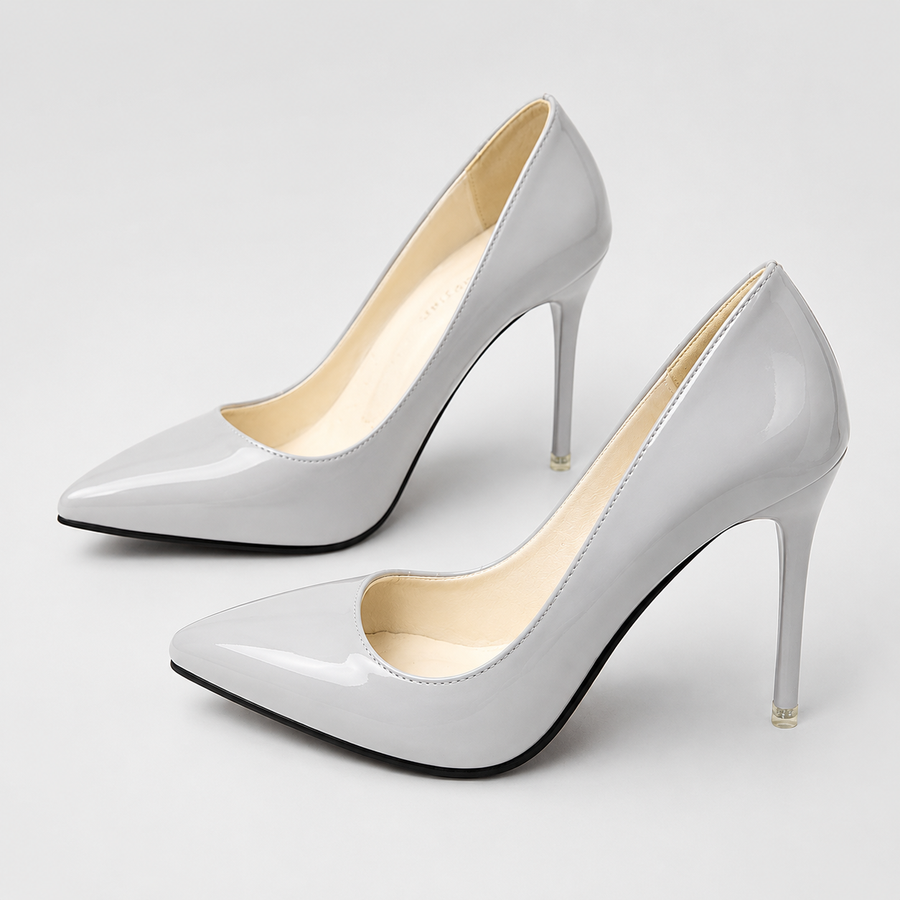 Glam Patent Pointed Heels