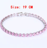 Crystal Ice Cubic Zirconia Stylish Bracelet