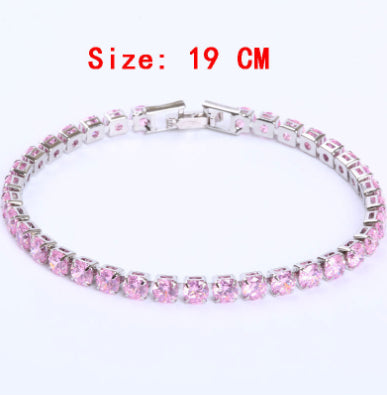Crystal Ice Cubic Zirconia Stylish Bracelet