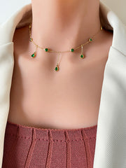 Beccarite Tassel Classic Necklace