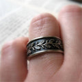 Retro Leaves Vintage-style Ring