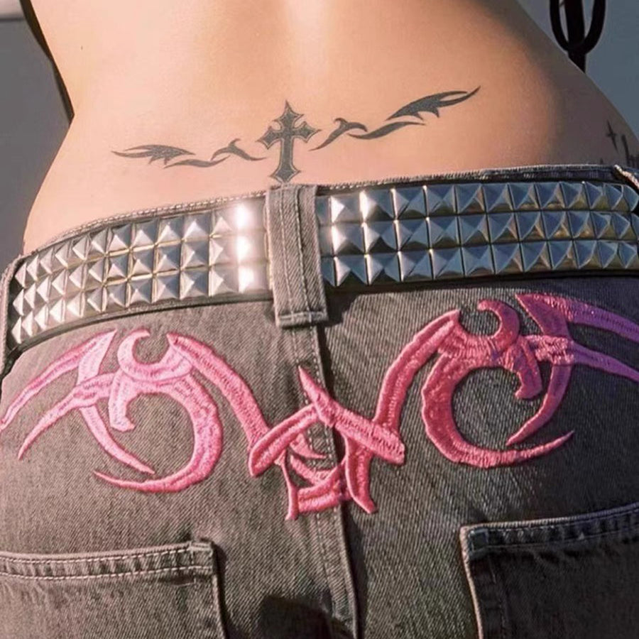 Sexy Punk Bullet Black Belt