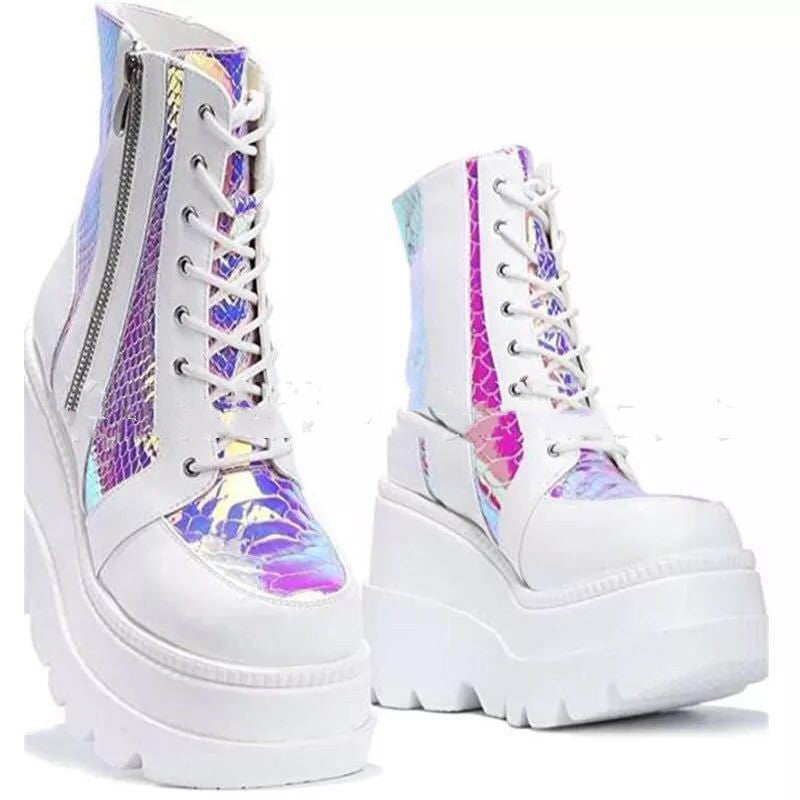 Luxe Genuine Leather Platform Boots