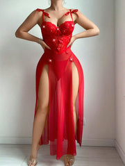 Red Sexy Lingerie Dress