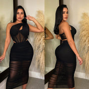 Sexy Mesh Two-piece Set