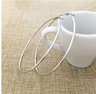 Classic Big Circle Metal Exaggerated Circle Earrings