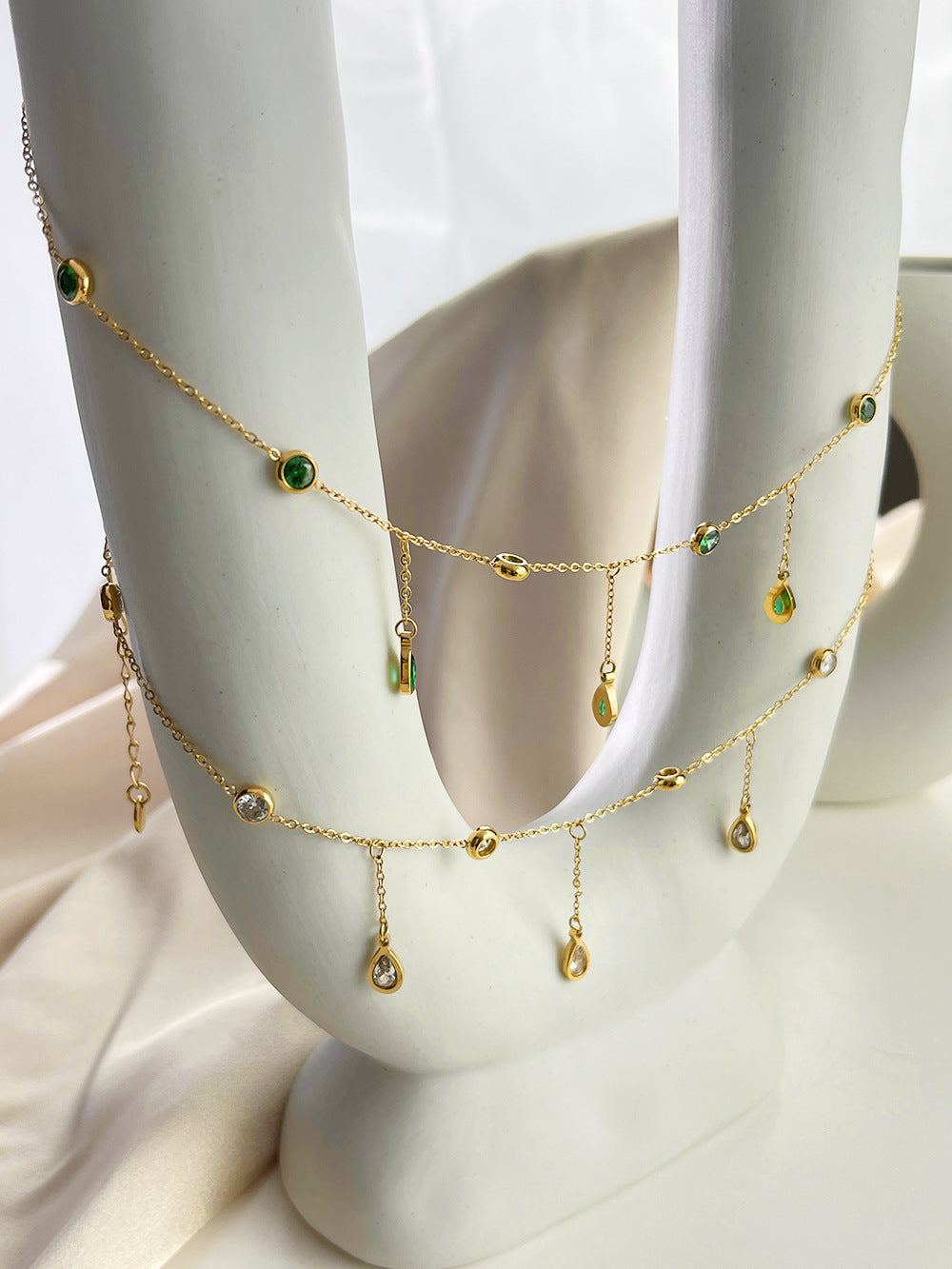 Beccarite Tassel Classic Necklace