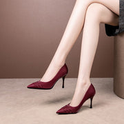 Glam Pointed Toe Pumps High Heels