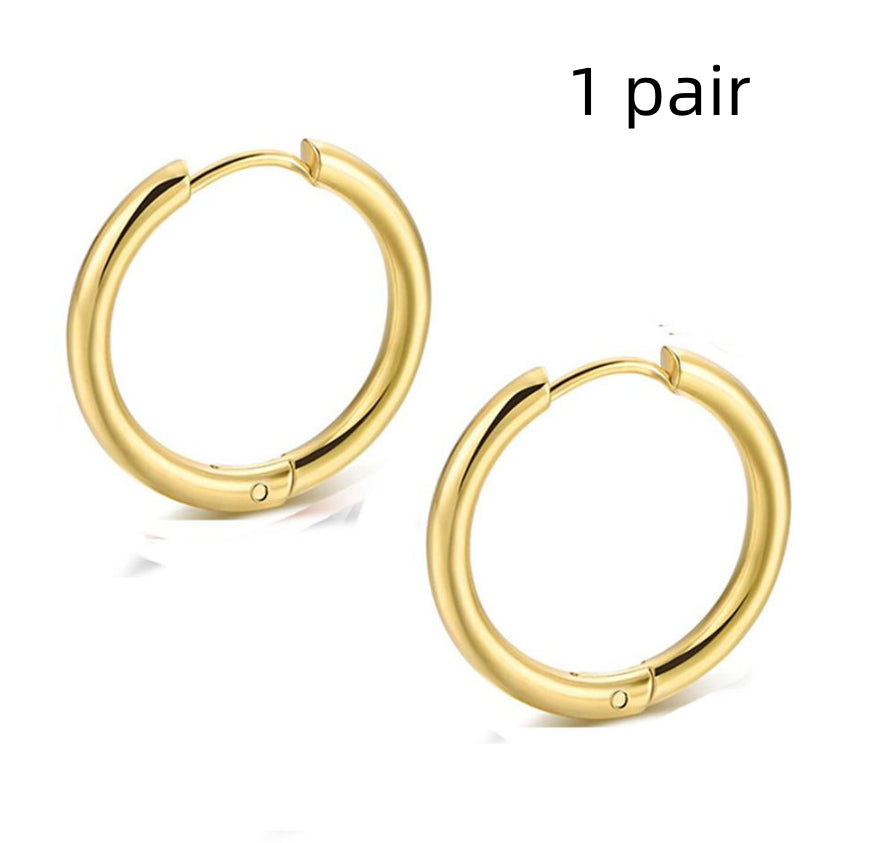 Cool Circle Classic Earrings