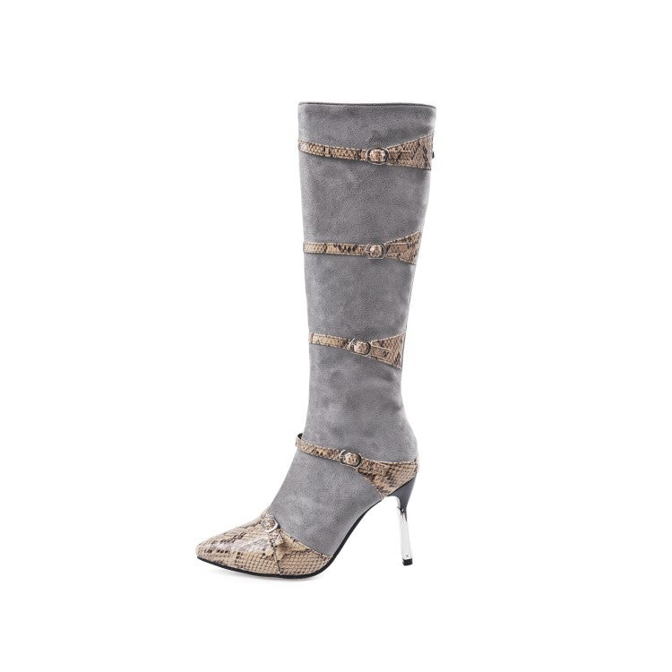Sexy Knee-High Stiletto Boots