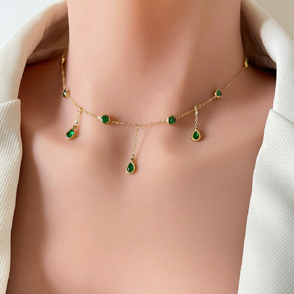 Beccarite Tassel Classic Necklace