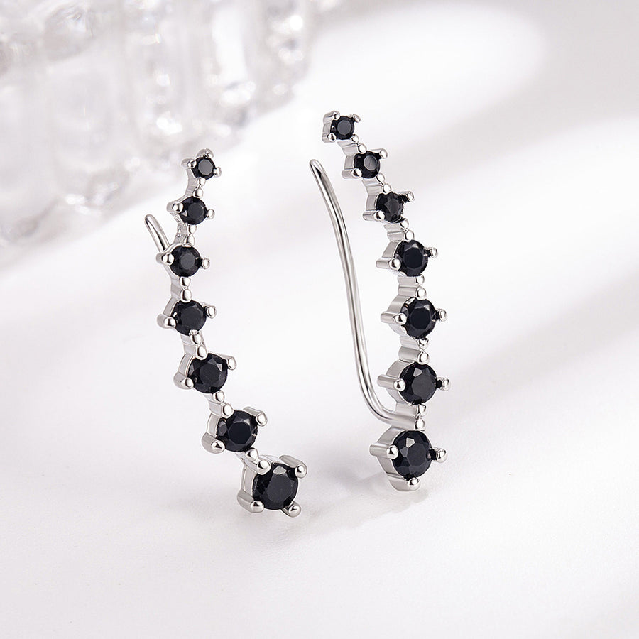 Dipper Zircon Stud Cool Earrings