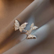 Sparkle Bat Statement Ring