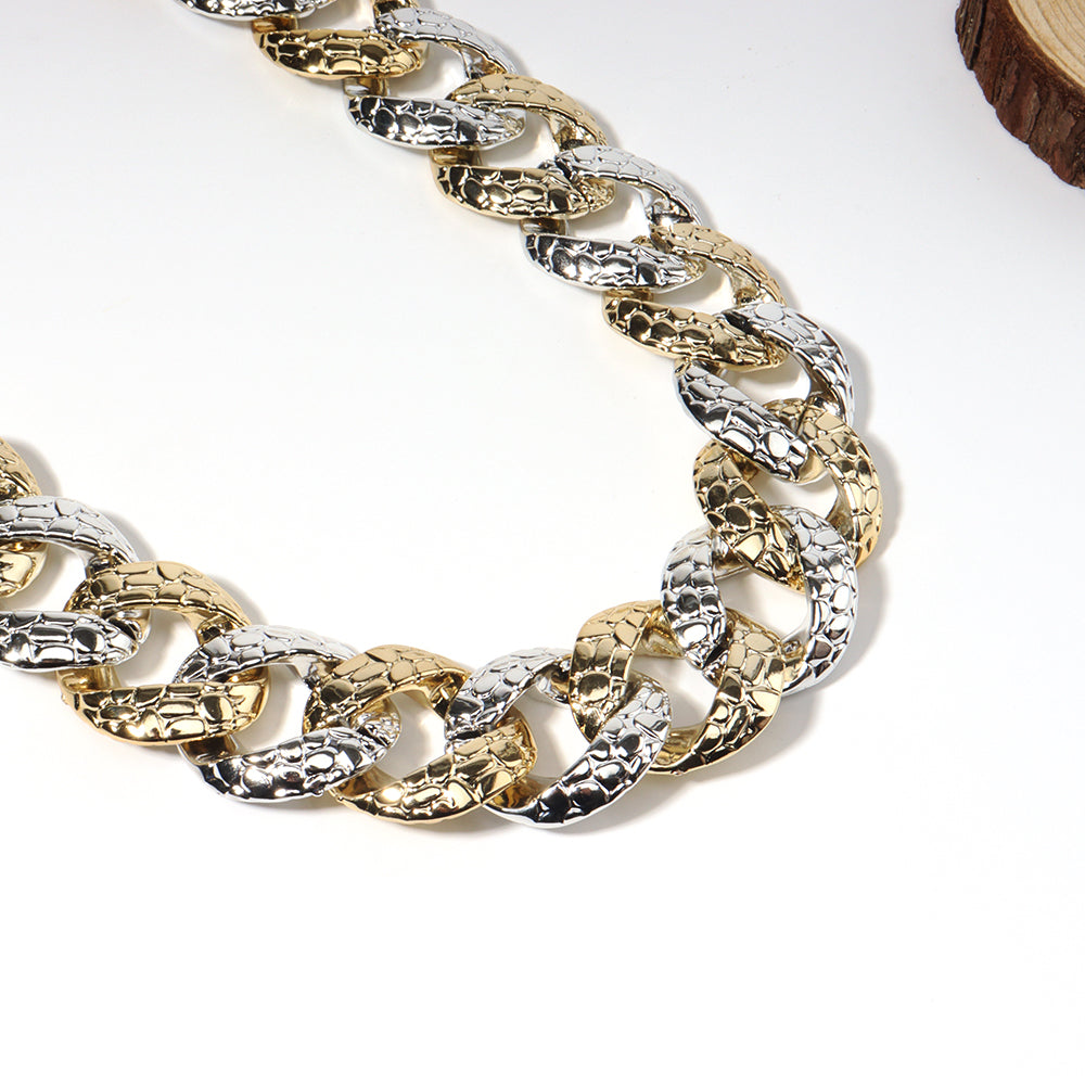 Classic Gold-and-silver-colored Belt