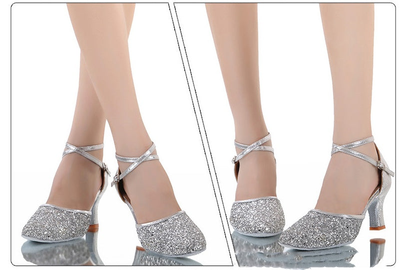 Glamorous Modern Latin Dance Shoes