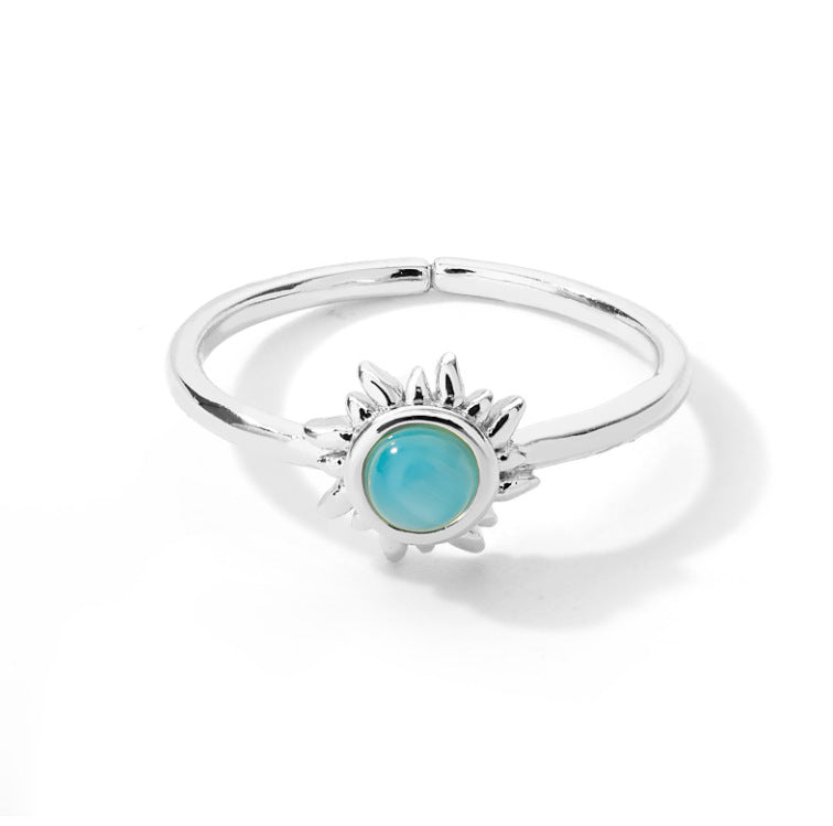 Silver & Gold Color Ring - Vintage Style
