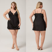 Satin Chiffon Camisole Super Sexy Nightgown