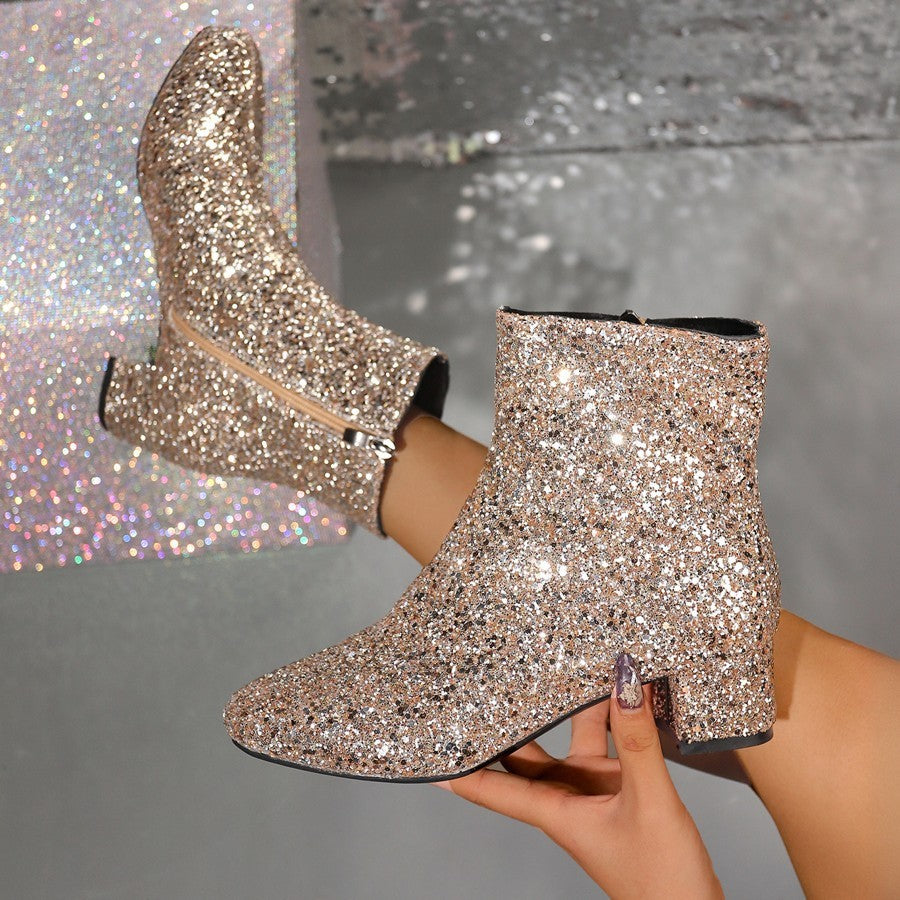 Chic Classic Round Toe Boots