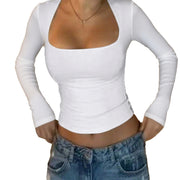 Long-sleeved Slim Vest T-shirt