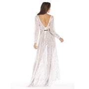 Mesh Shiny Long Sexy Events Dress