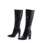 Chic Side Zip Combat Ankle Boots