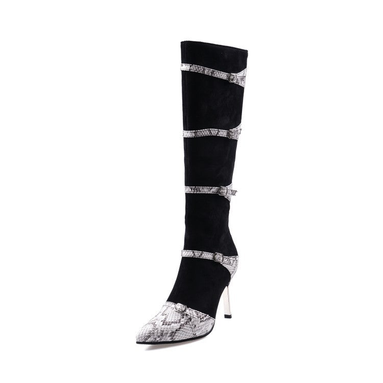 Sexy Knee-High Stiletto Boots