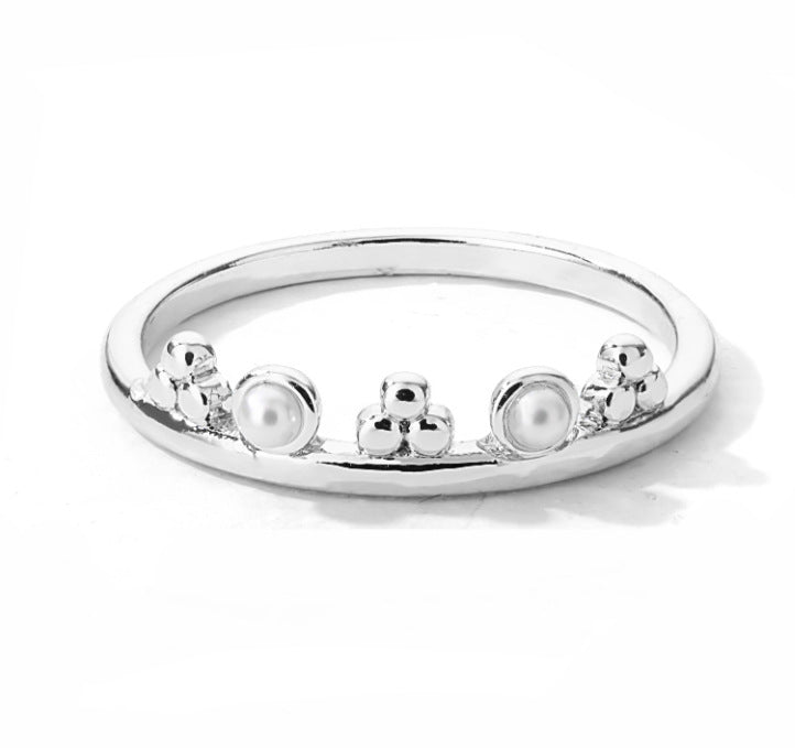 Silver & Gold Color Ring - Vintage Style