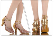 Glamorous Modern Latin Dance Shoes