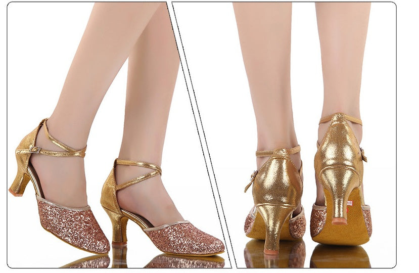 Glamorous Modern Latin Dance Shoes