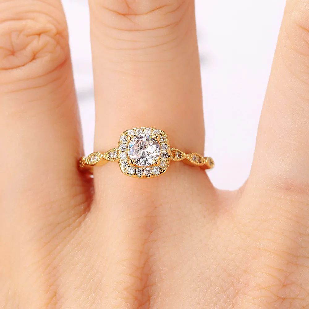 Dainty Mermaid Butterfly Adjustable Rings
