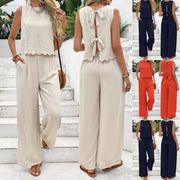 Chic Casual Two-Piece Pants Set